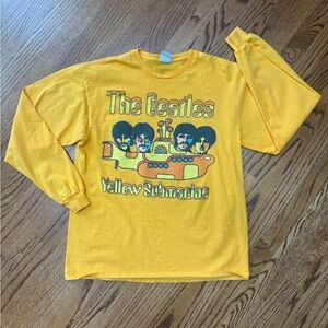Junk Food Clothing Yellow Beatles Long Sleeve Tee
